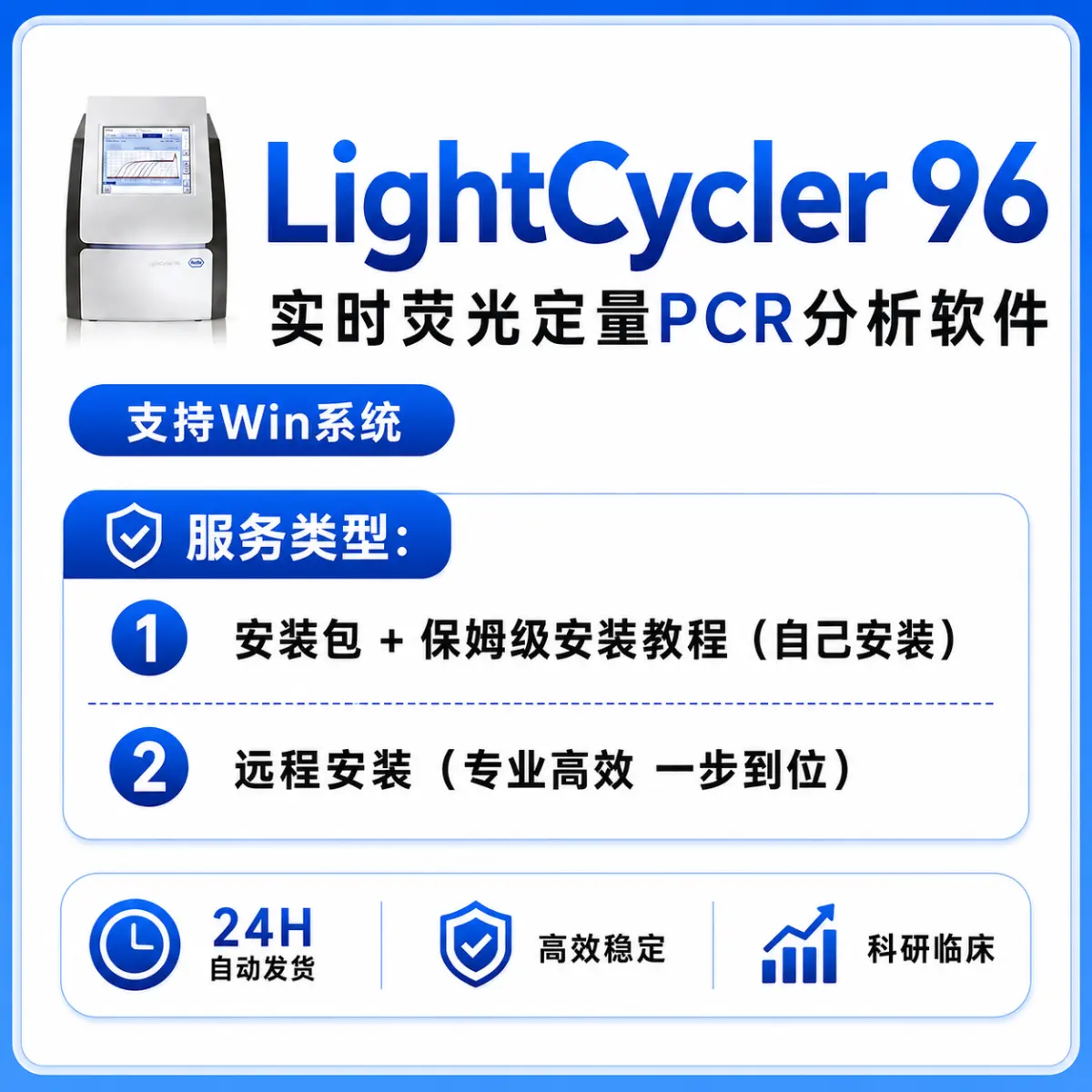 LightCycler 96 实时荧光定量PCR分析 LC96